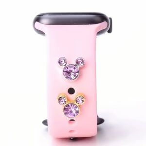 NEW IN PACKAGE Minnie Mouse Disney Charm Smart Watch Apple SILVER